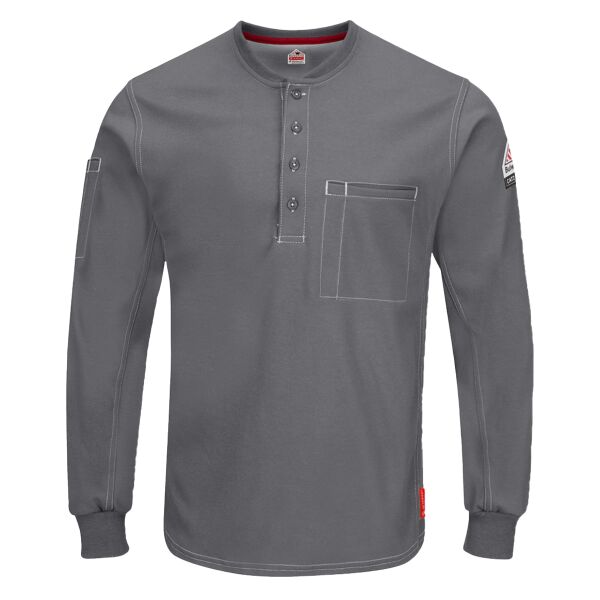 Men's iQ Series® Plus Long Sleeve Henley Thumbnail