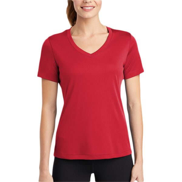 Ladies PosiCharge ® Competitor™ V Neck Tee Thumbnail